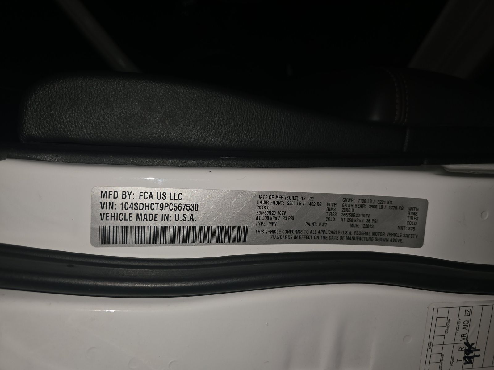 2023 Dodge Durango R/T Plus RWD