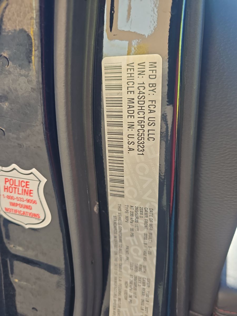 2023 Dodge Durango R/T Plus RWD