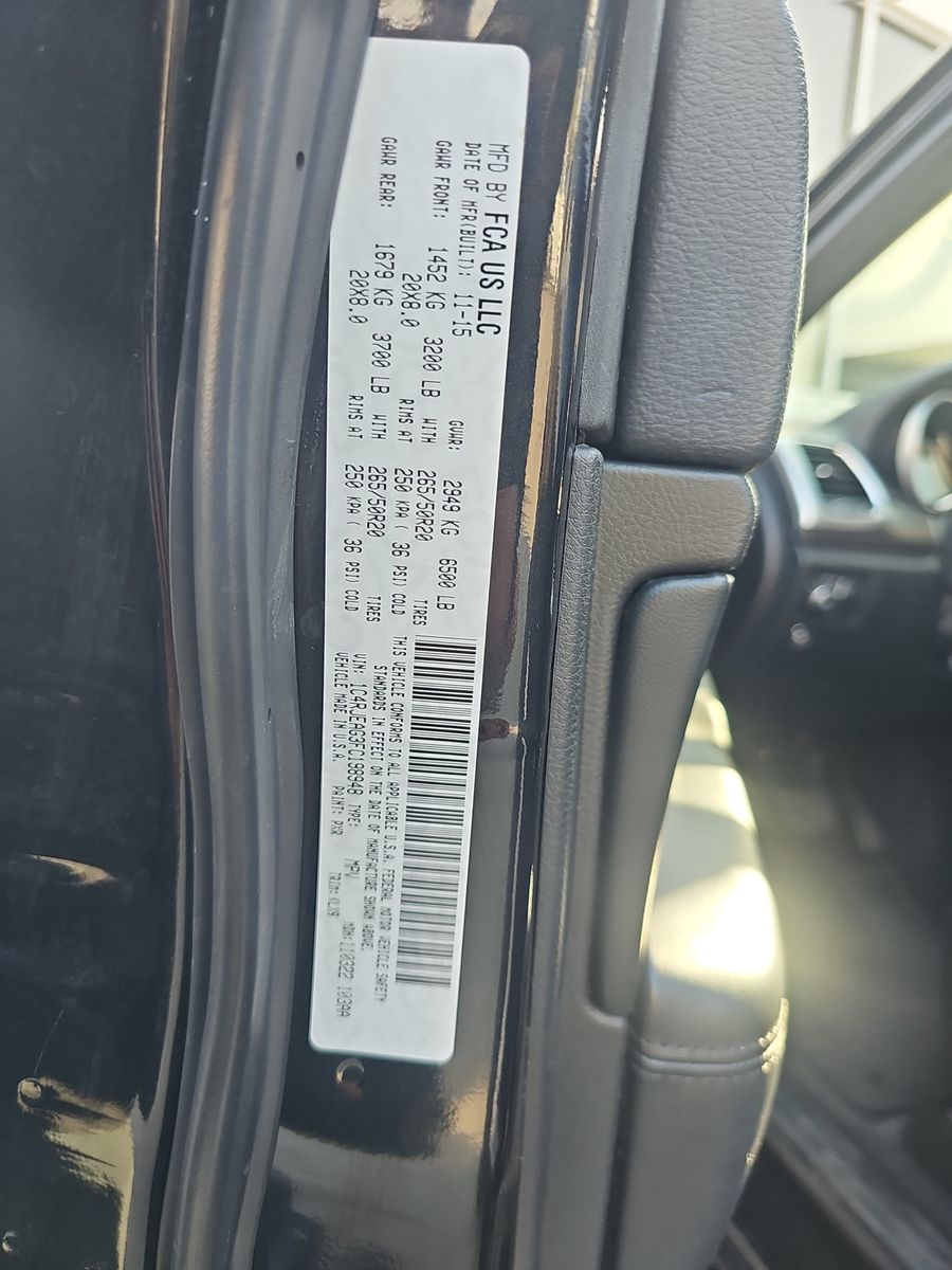 2015 Jeep Grand Cherokee Laredo Altitude Edition RWD