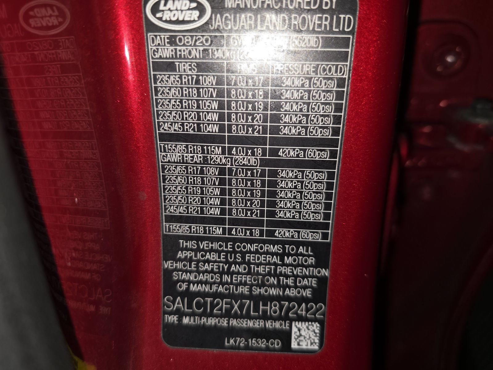 2020 Land Rover Discovery Sport S R-Dynamic AWD