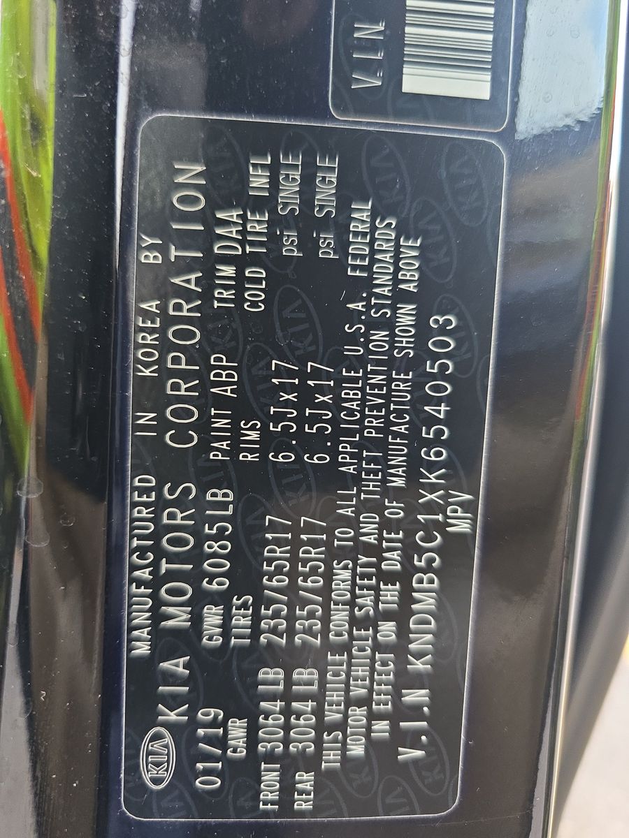 2019 Kia Sedona LX FWD