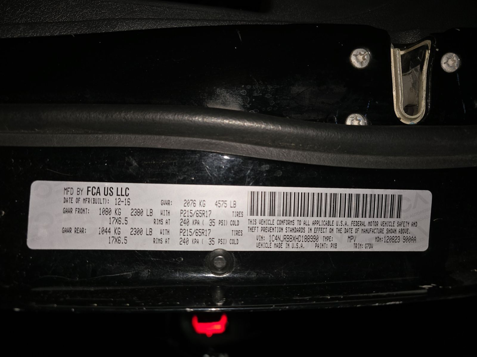 2017 Jeep Patriot Sport SE AWD