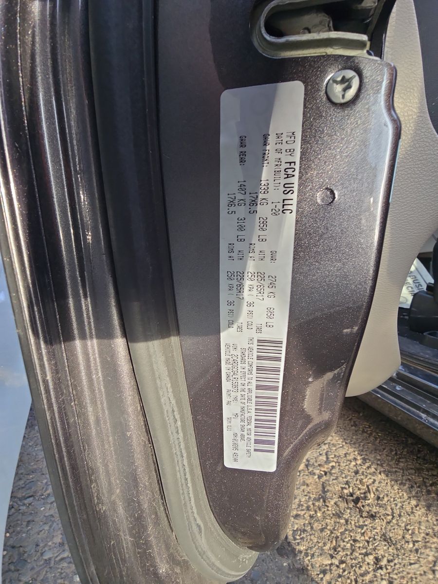 2020 Dodge Grand Caravan SXT FWD