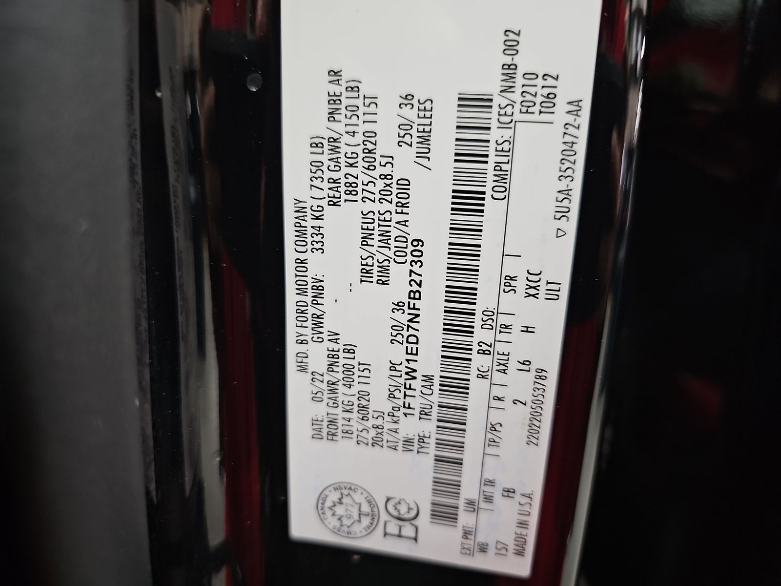2022 Ford F-150 XLT AWD