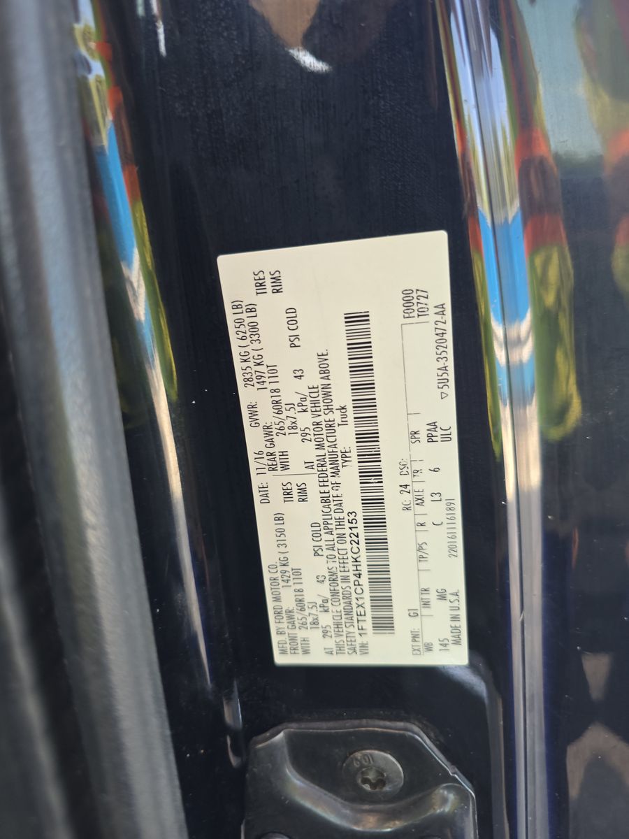 2017 Ford F-150 XLT RWD