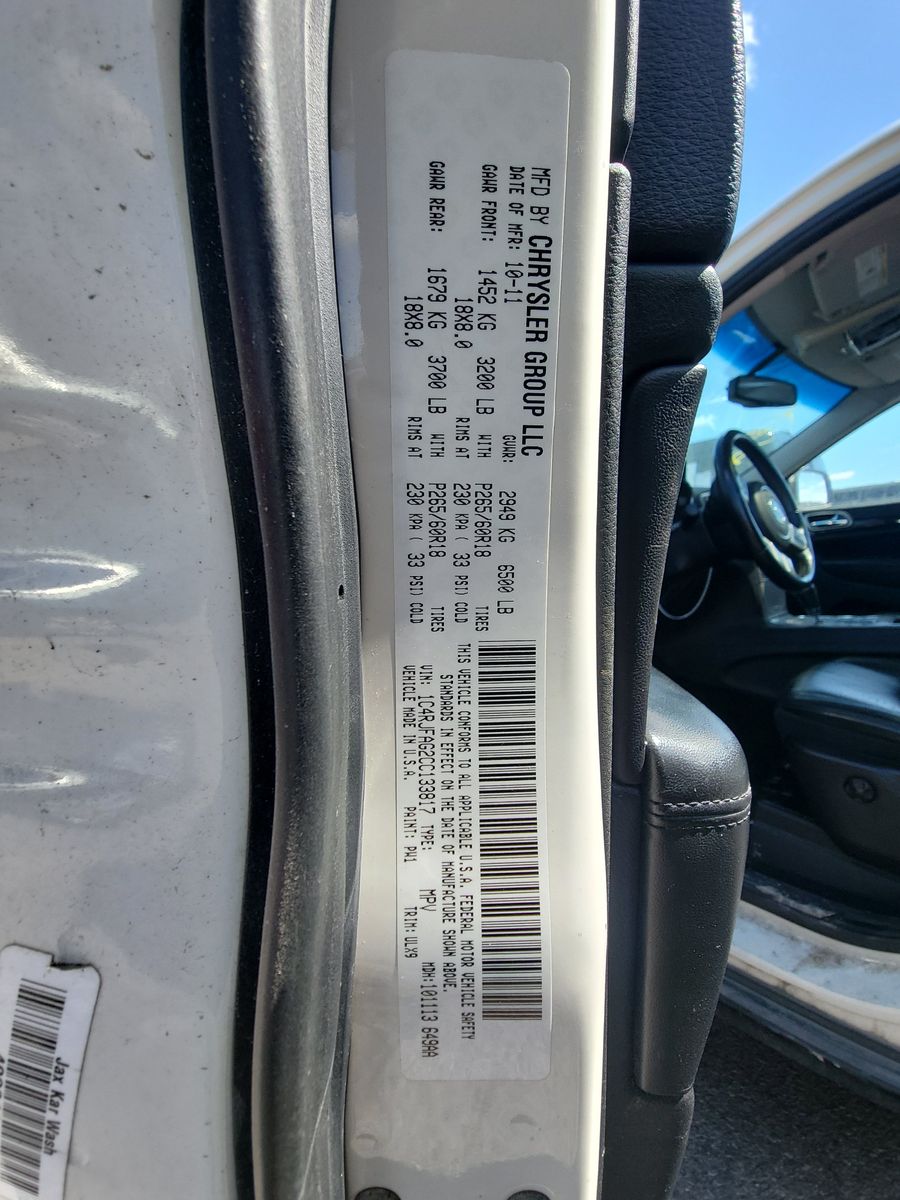 2012 Jeep Grand Cherokee Laredo AWD
