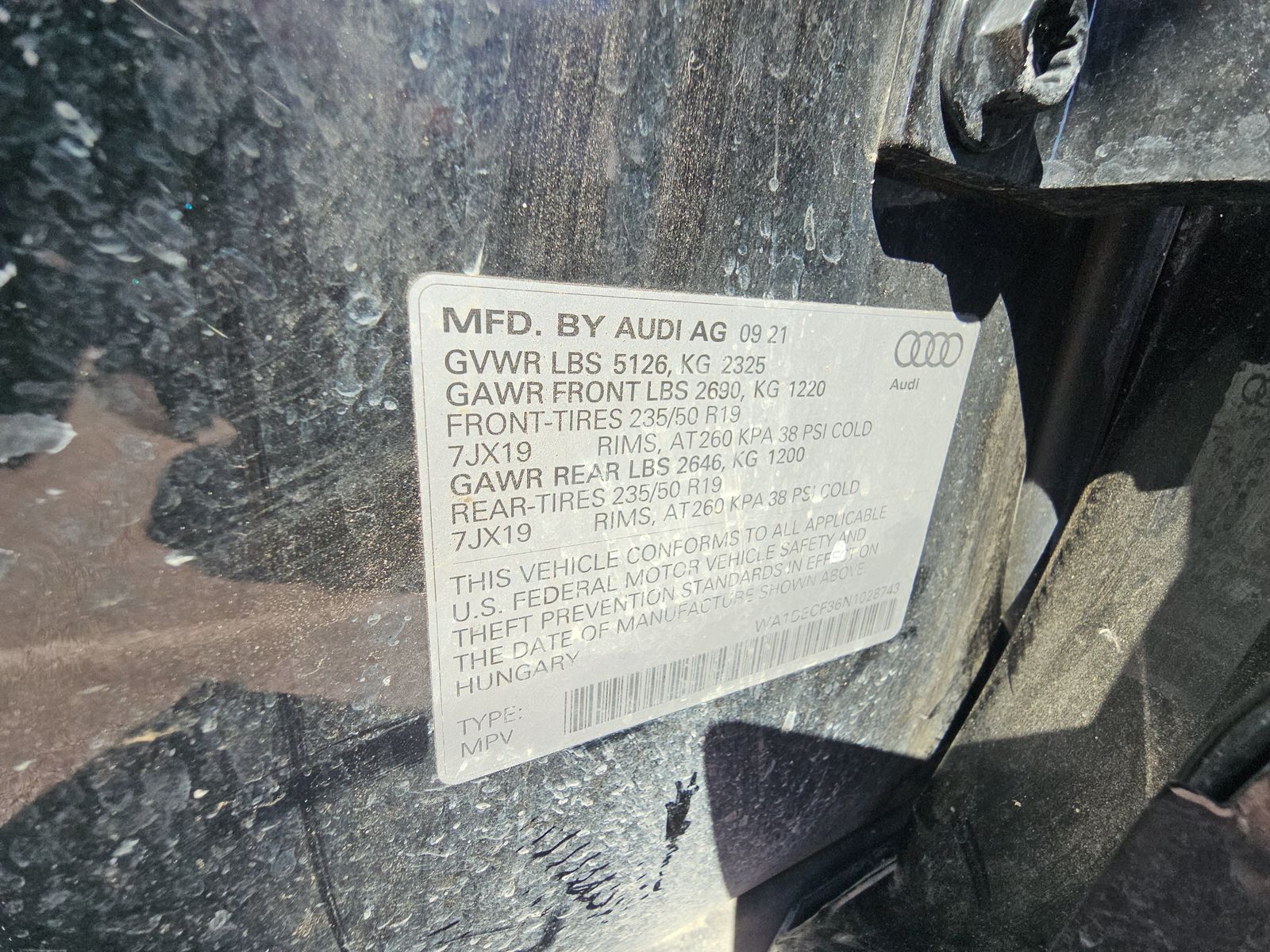 2022 Audi Q3 2.0T S line Premium AWD