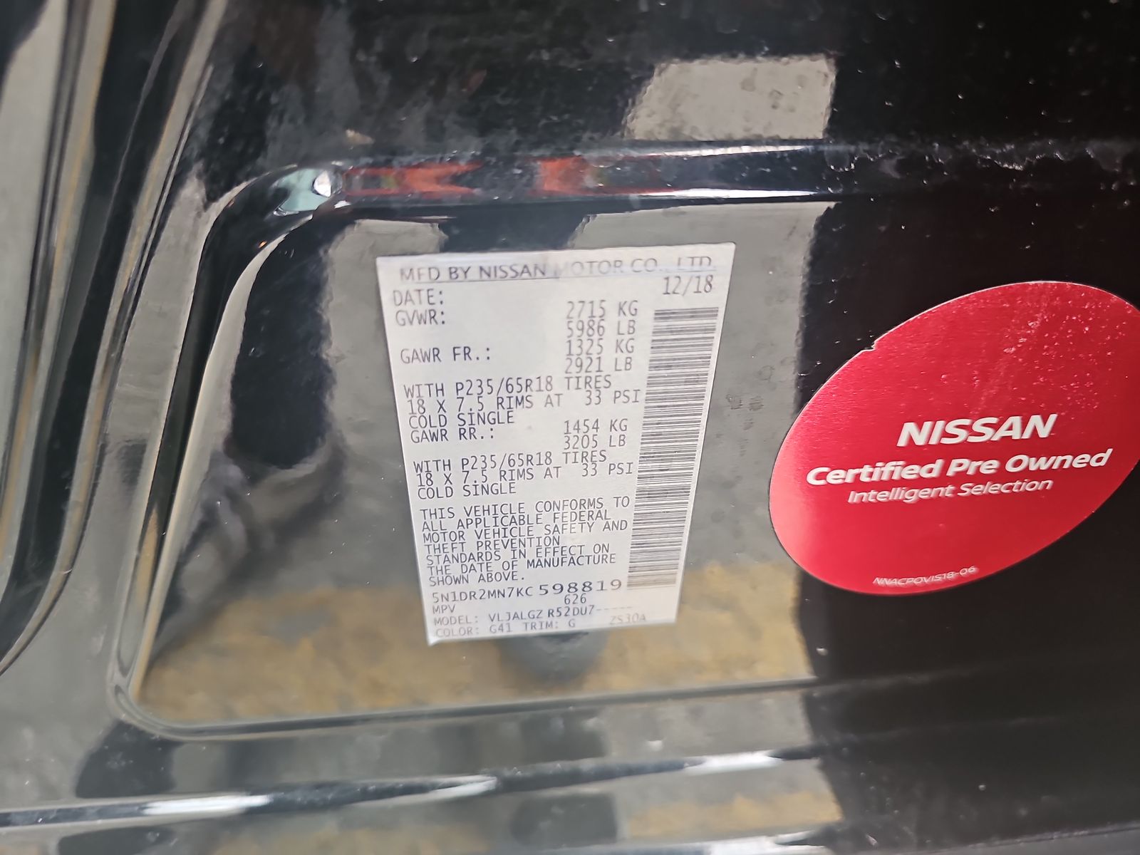 2019 Nissan Pathfinder SL FWD