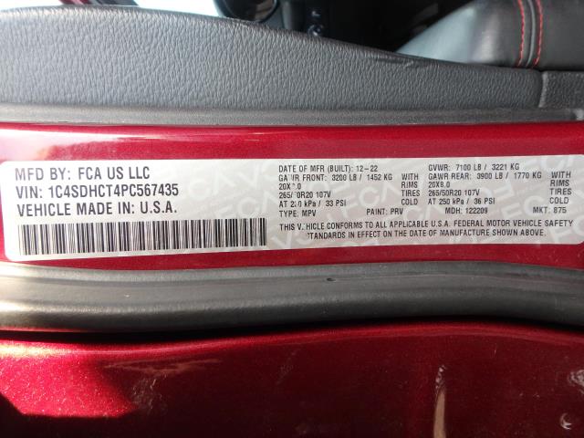 2023 Dodge Durango R/T Plus RWD