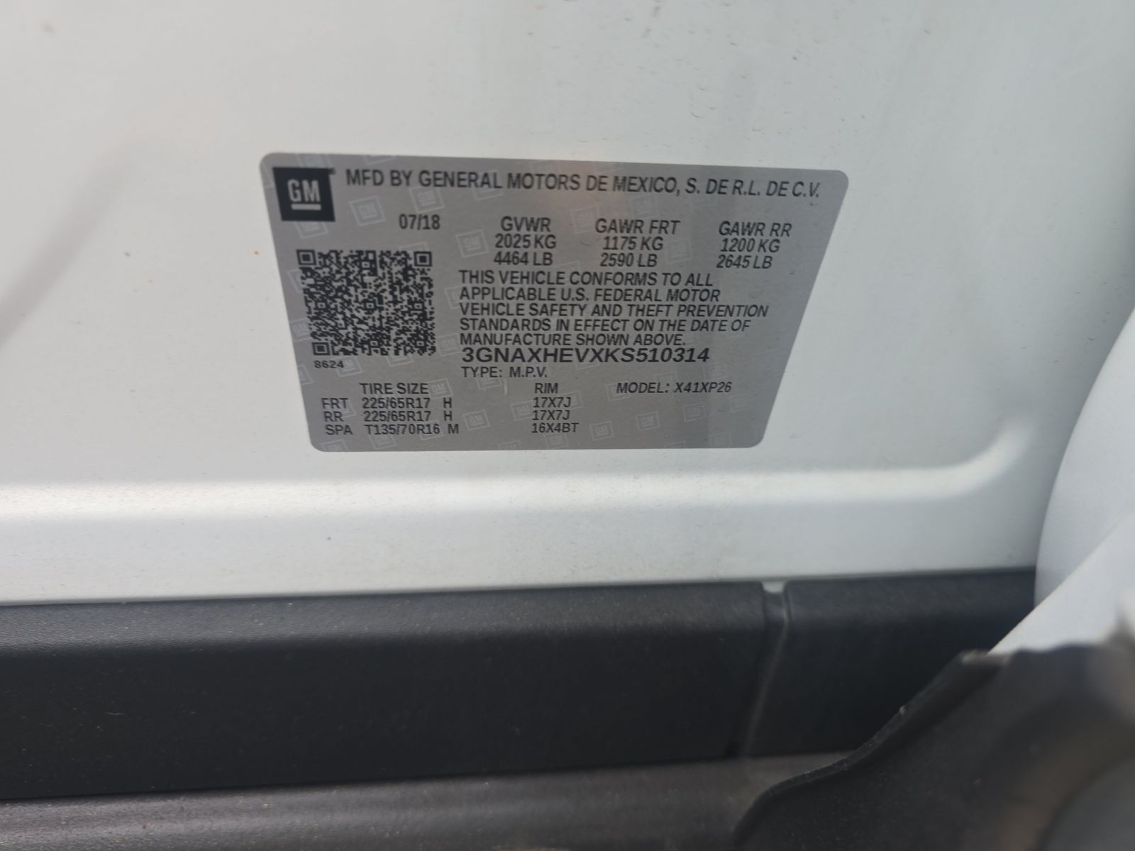 2019 Chevrolet Equinox LS FWD