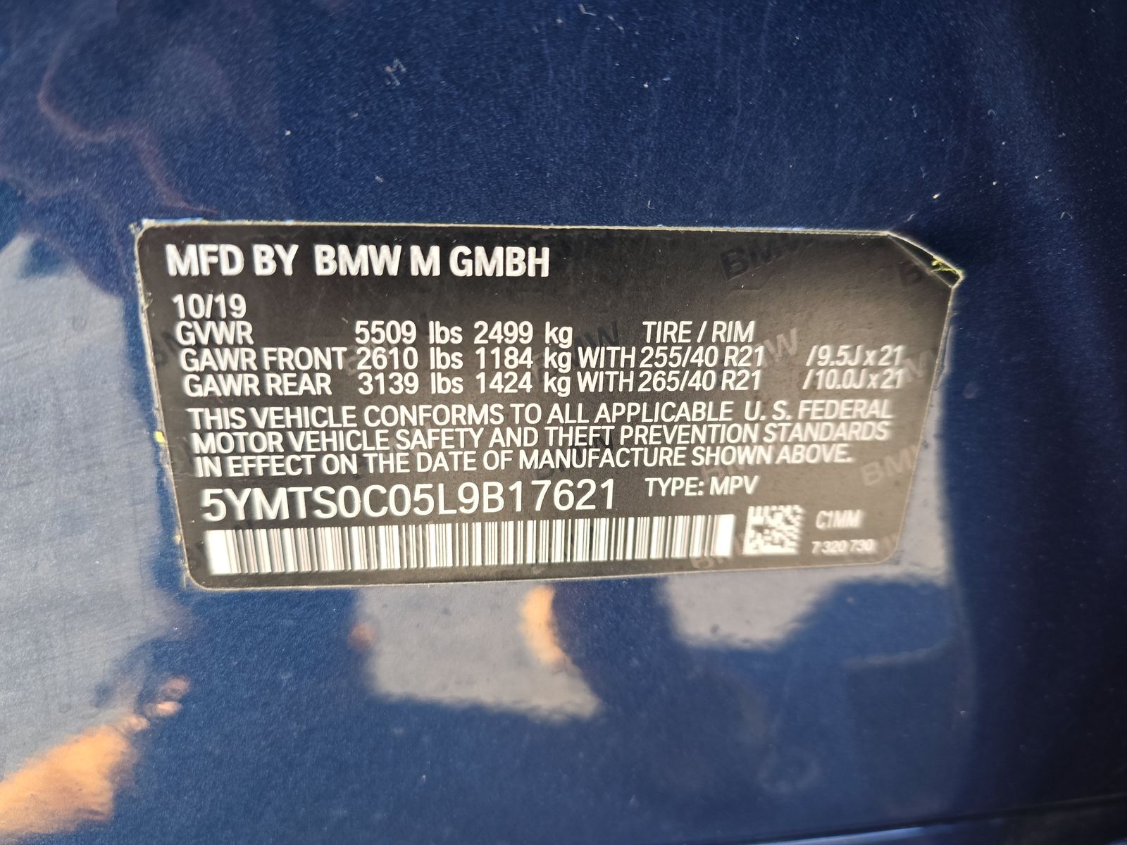 2020 BMW X3 M Competition AWD