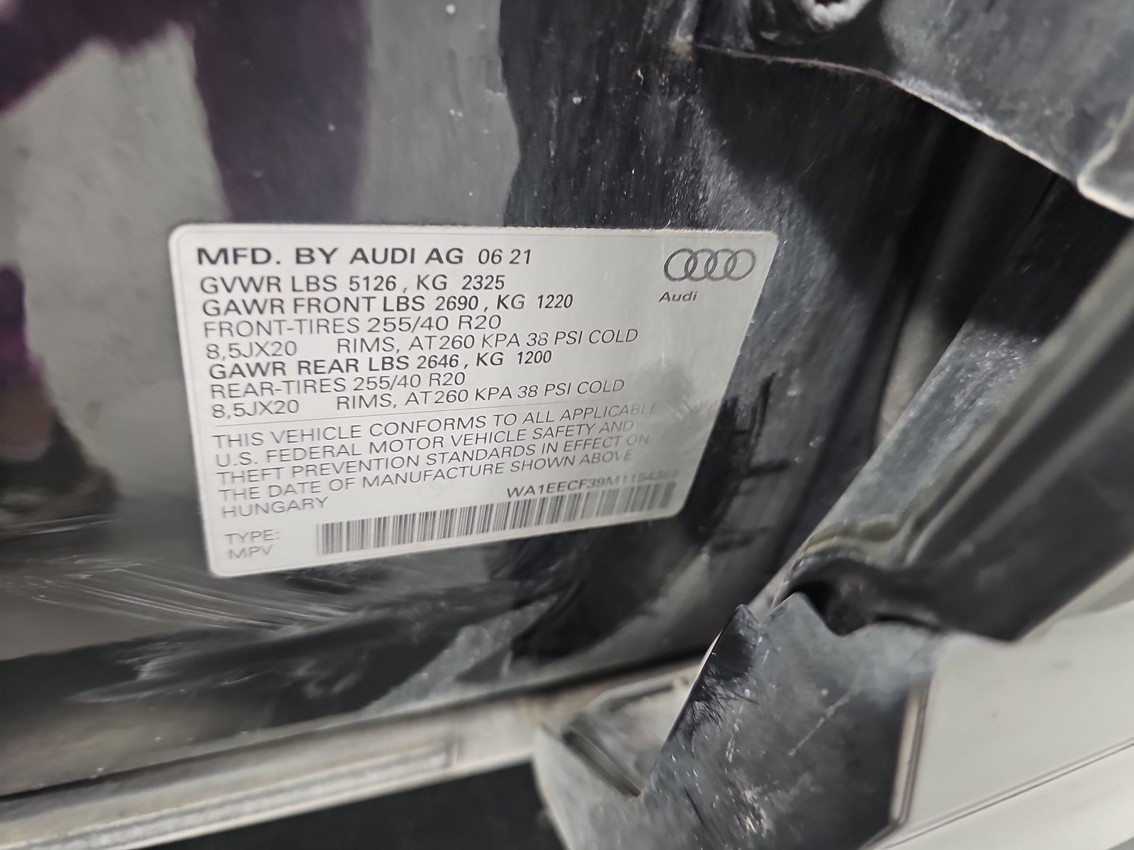 2021 Audi Q3 2.0T Premium Plus AWD
