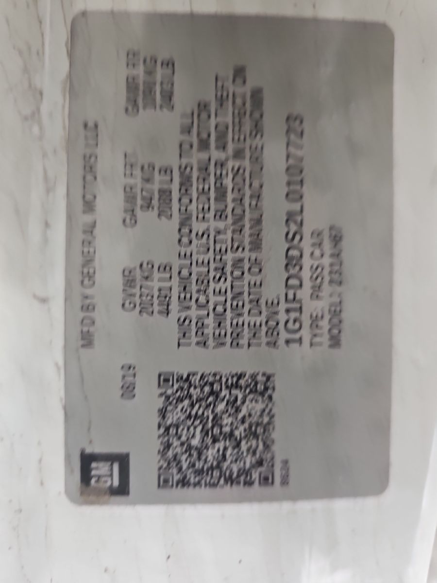 2020 Chevrolet Camaro 2LT RWD