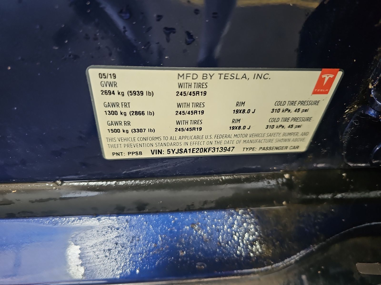 2019 Tesla Model S Long Range AWD