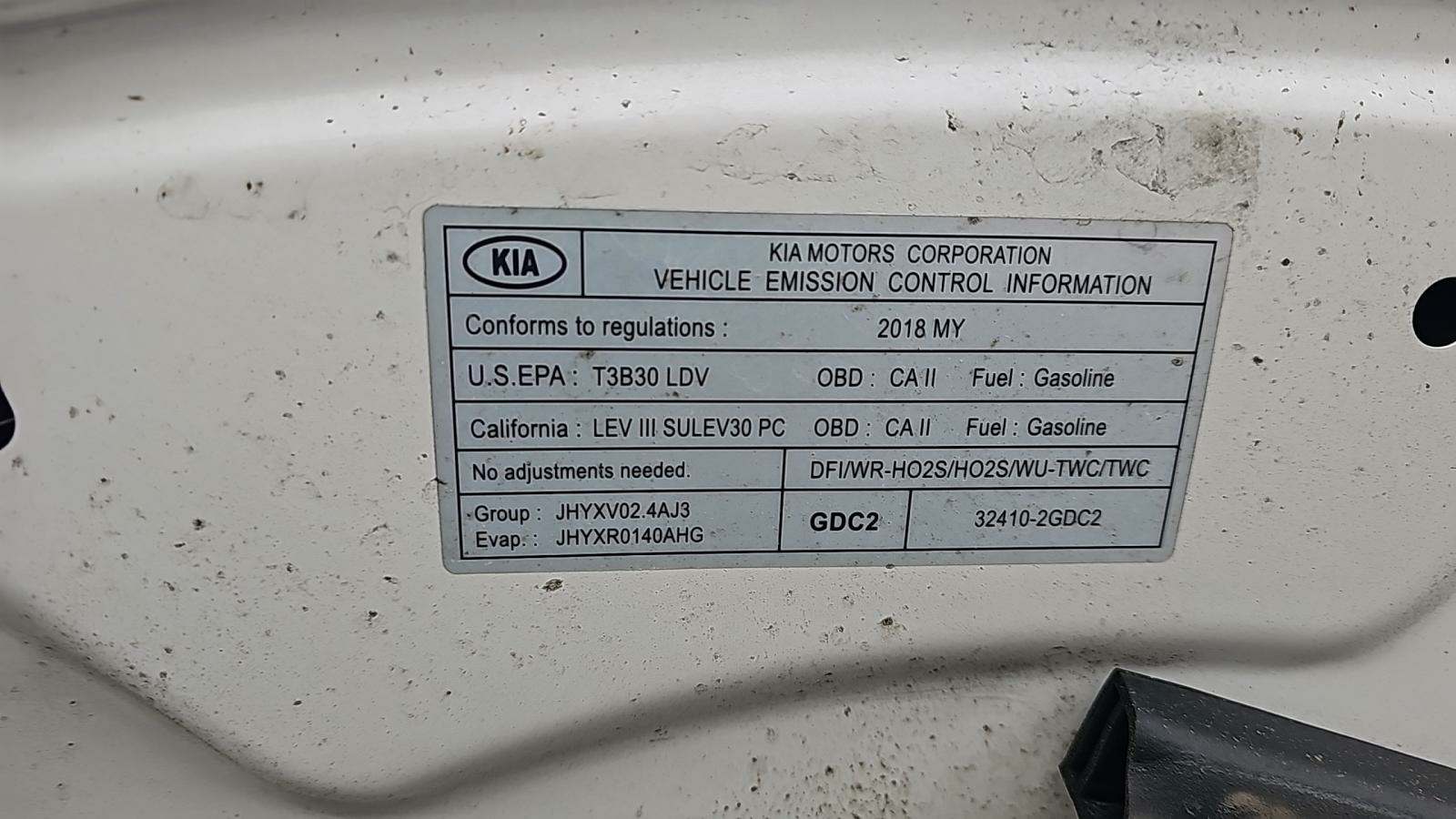2018 Kia Optima S FWD