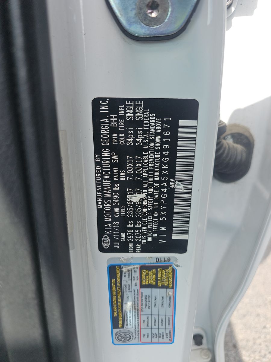 2019 Kia Sorento LX FWD