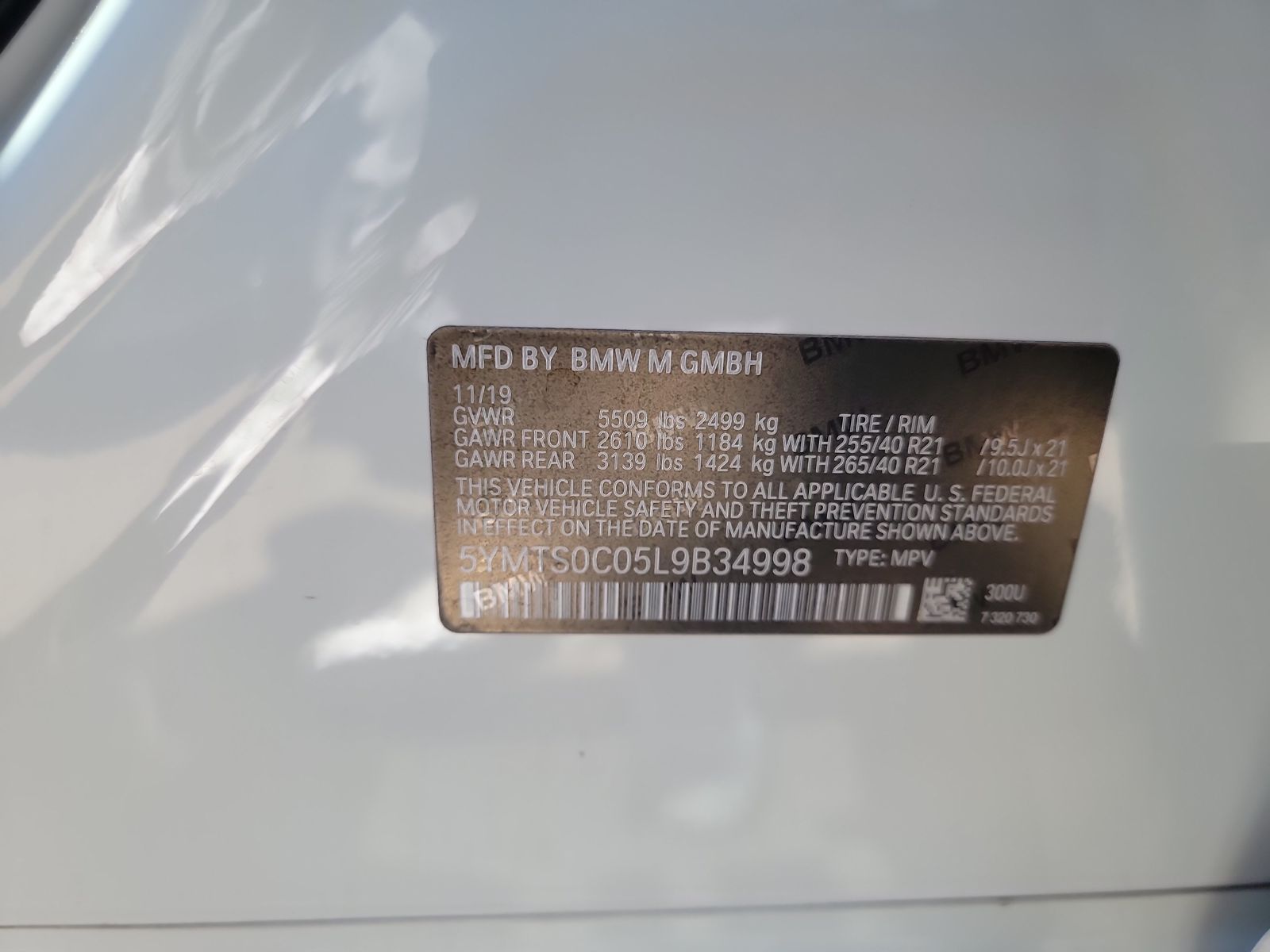 2020 BMW X3 M Base AWD