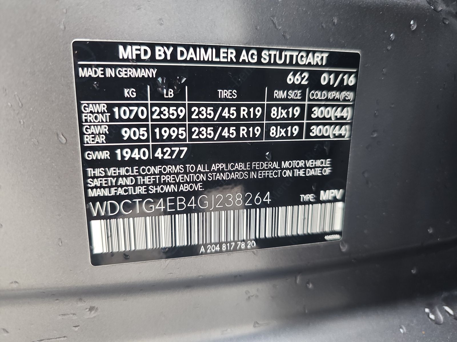 2016 Mercedes-Benz GLA GLA 250 FWD