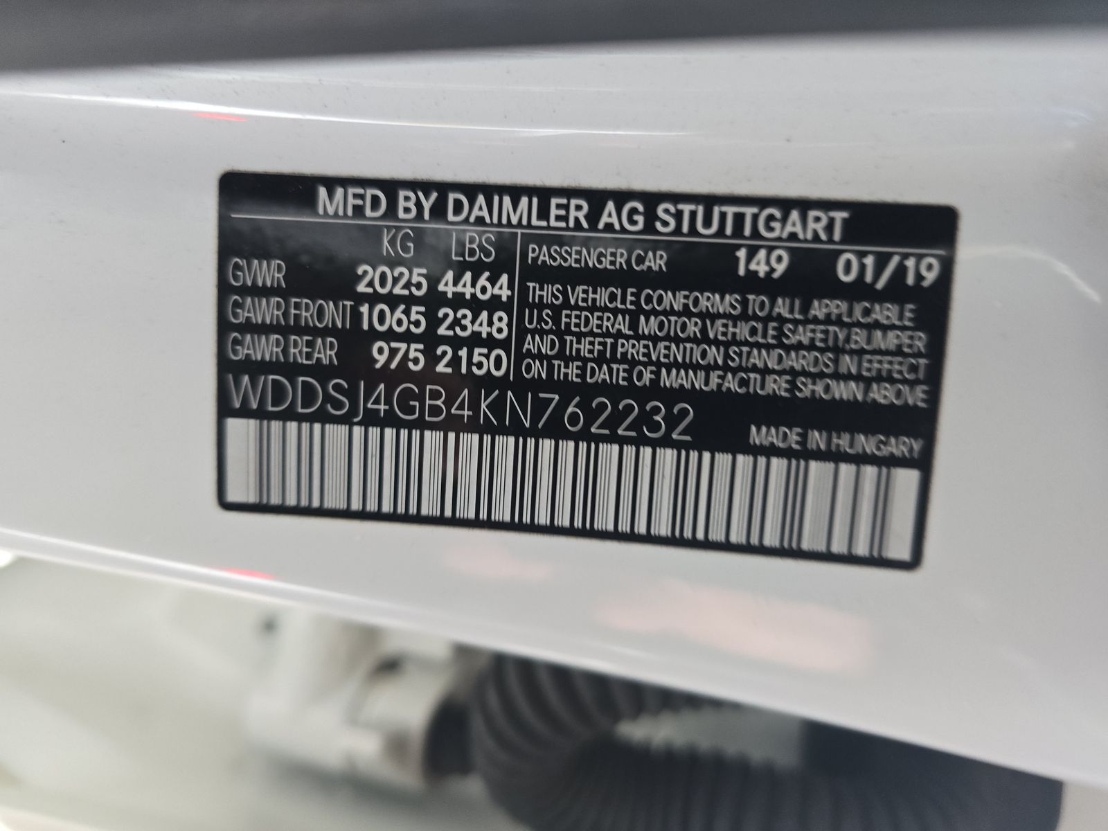 2019 Mercedes-Benz CLA CLA 250 AWD