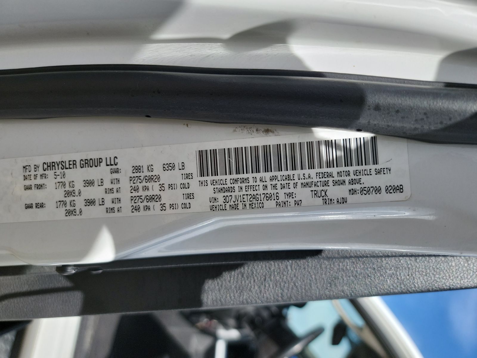 2010 Dodge Ram 1500 Sport AWD