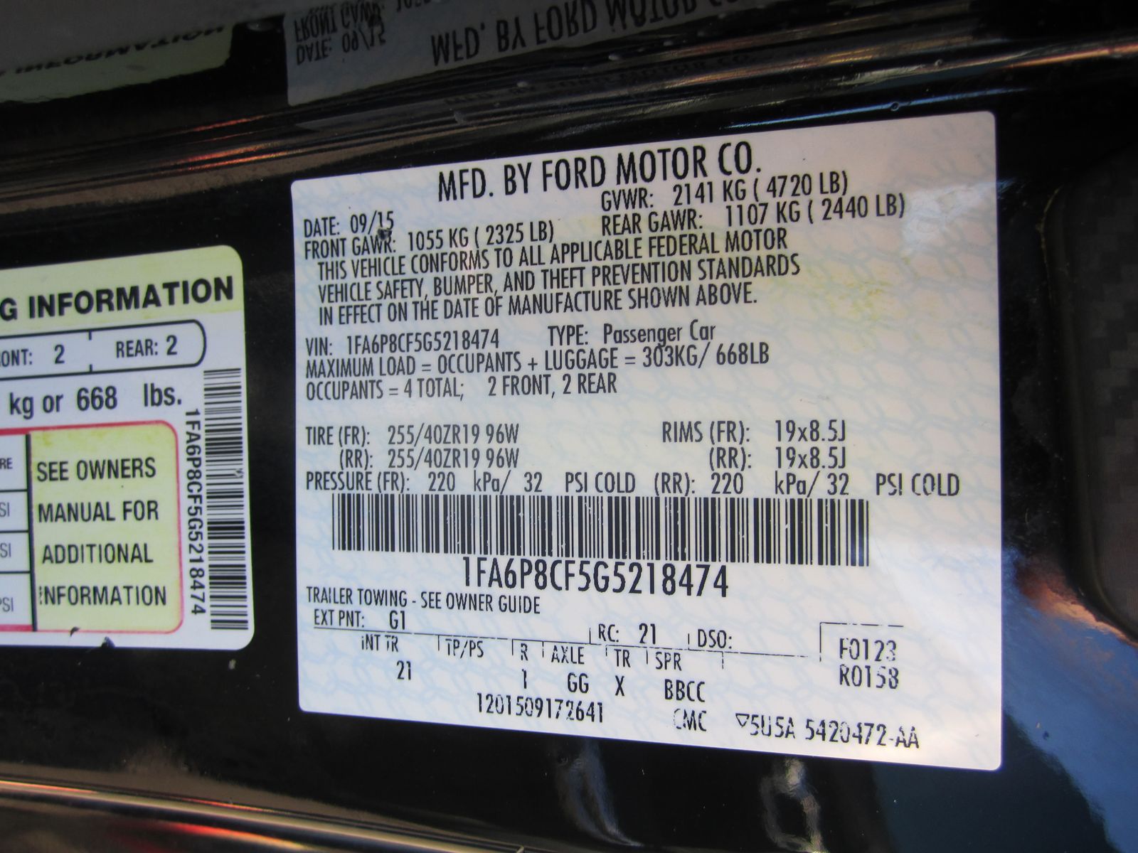 2016 Ford Mustang GT RWD