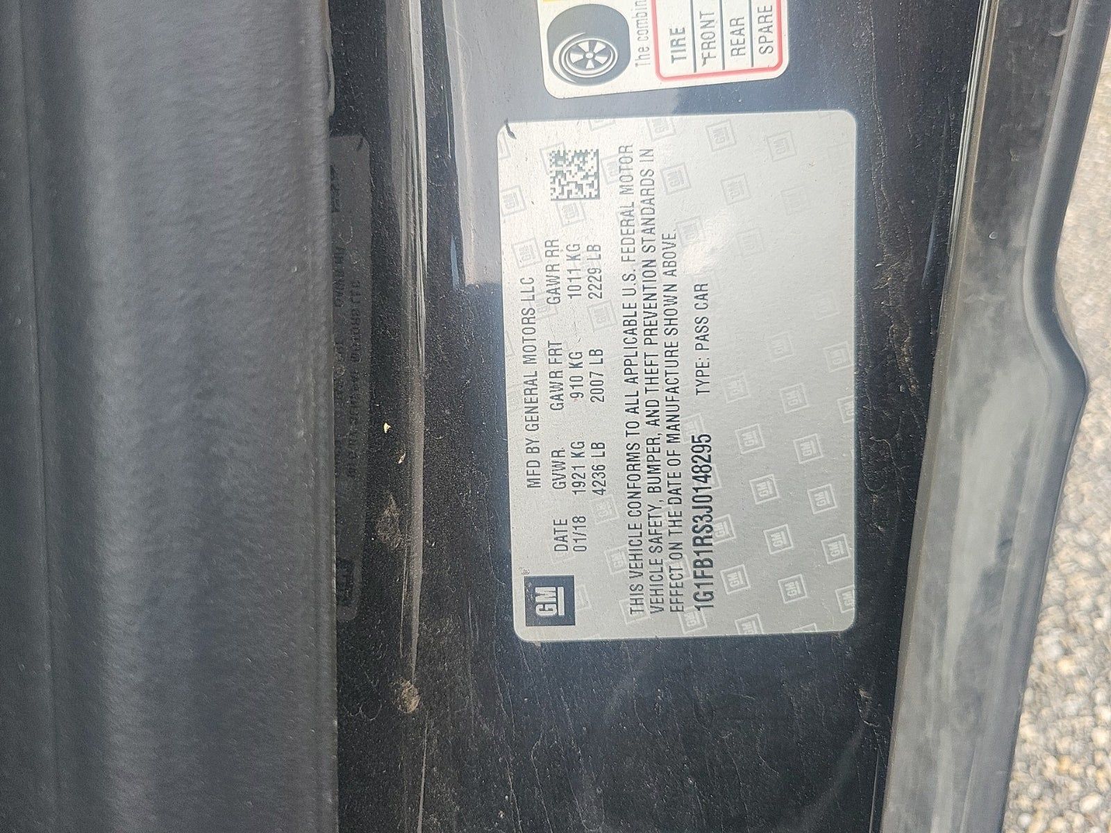 2018 Chevrolet Camaro 1LT RWD