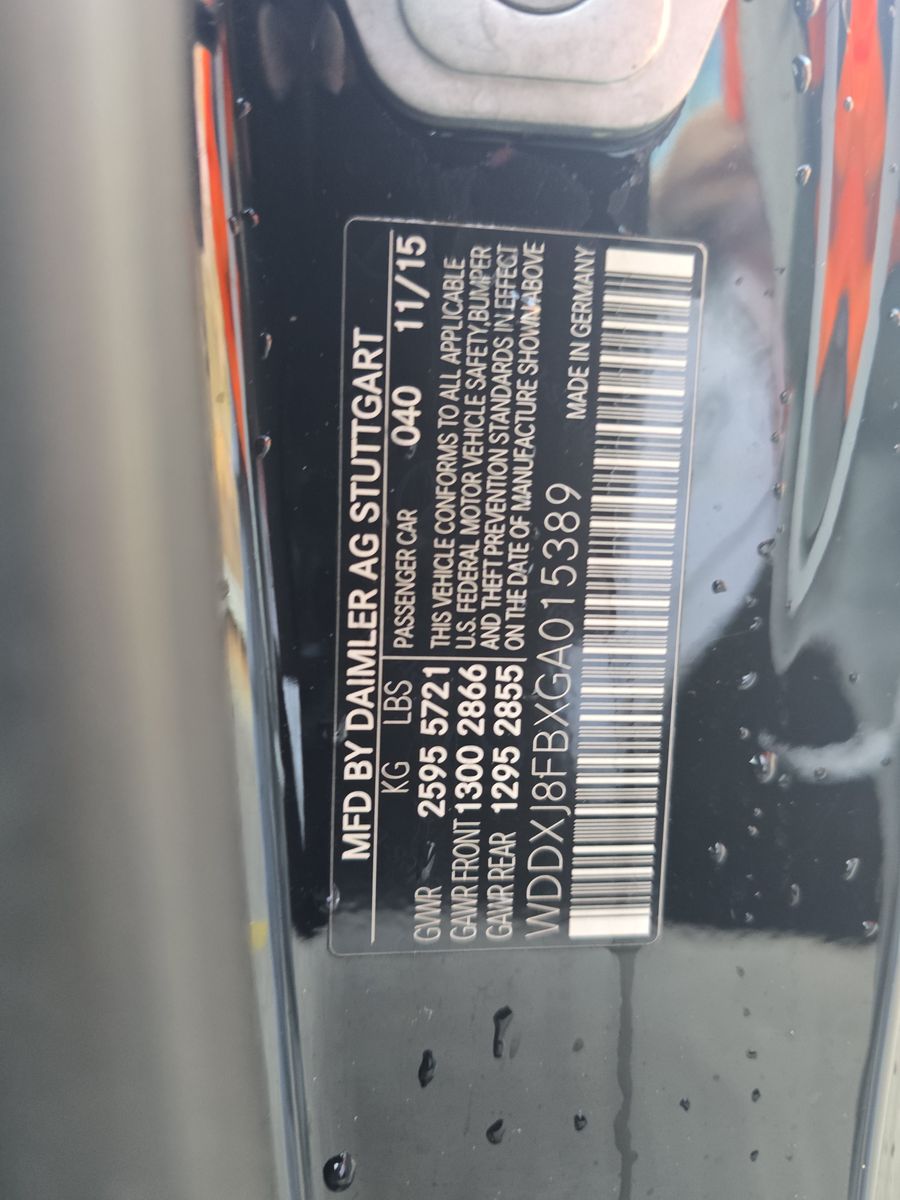 2016 Mercedes-Benz S-Class S 550 AWD