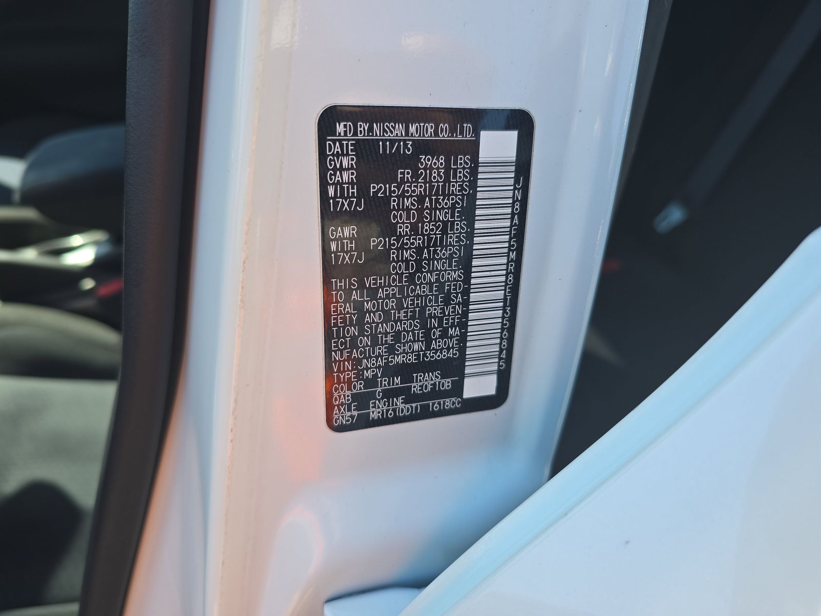 2014 Nissan JUKE SV FWD