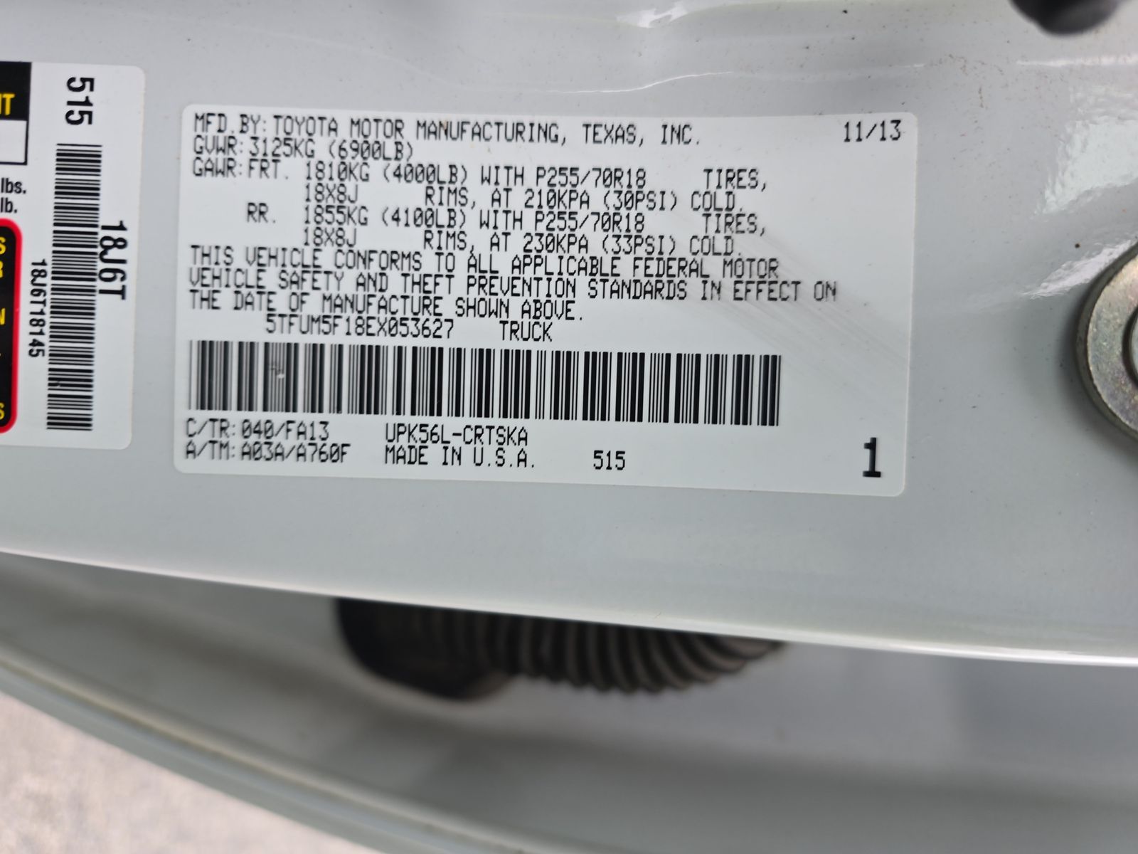 2014 Toyota Tundra SR AWD