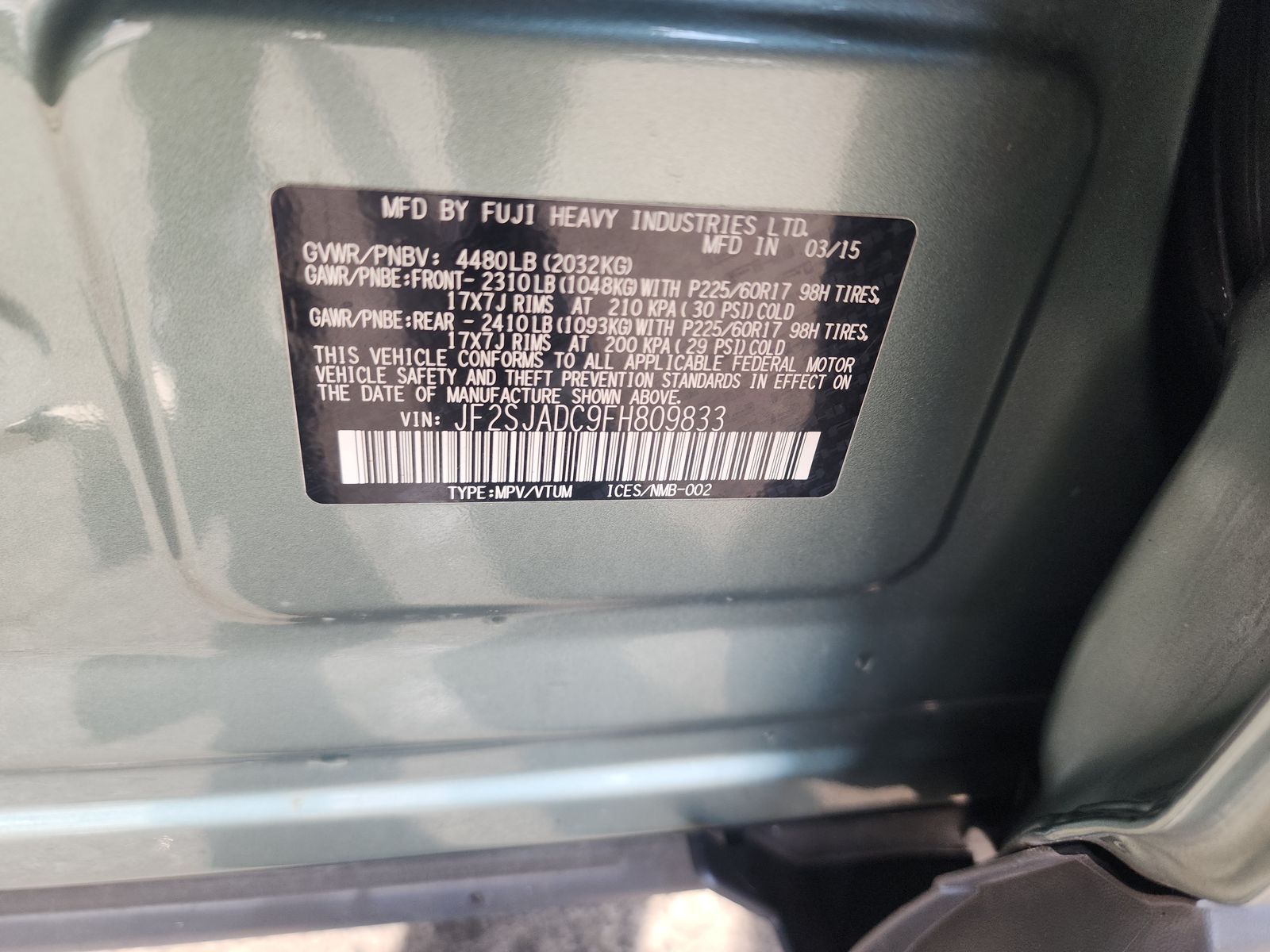 2015 Subaru Forester 2.5i Premium AWD