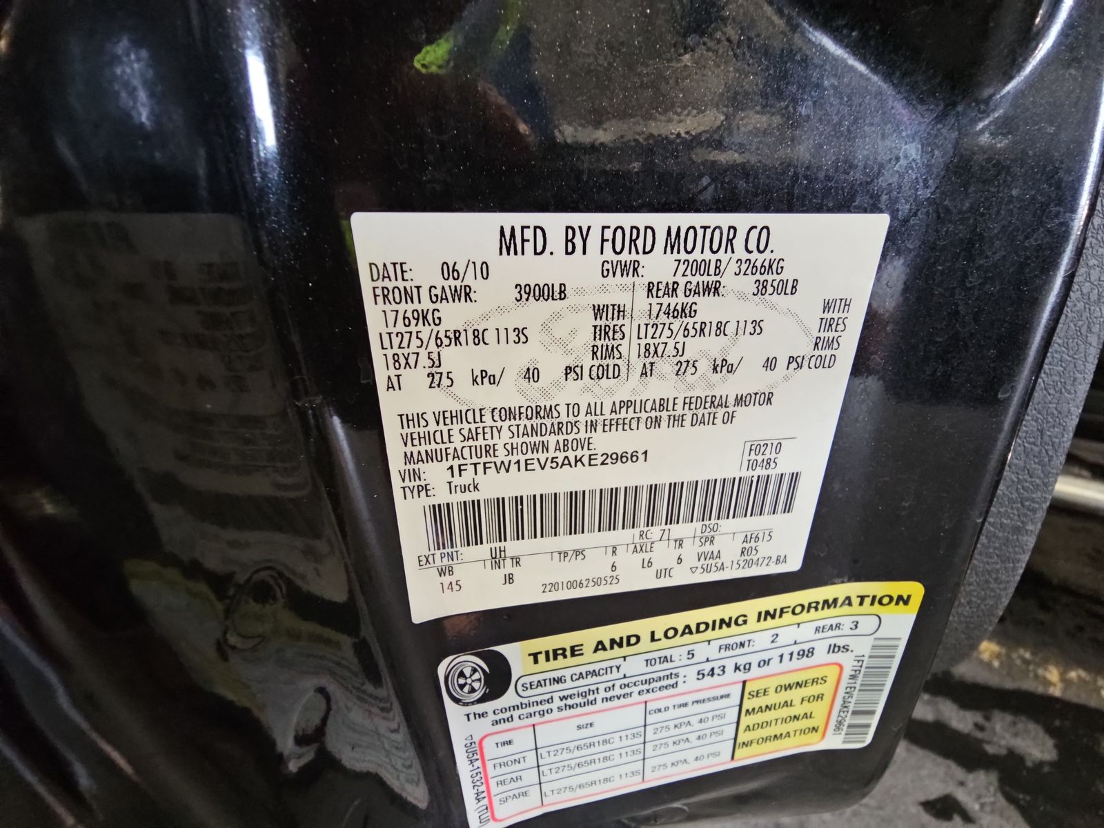 2010 Ford F-150 Lariat AWD