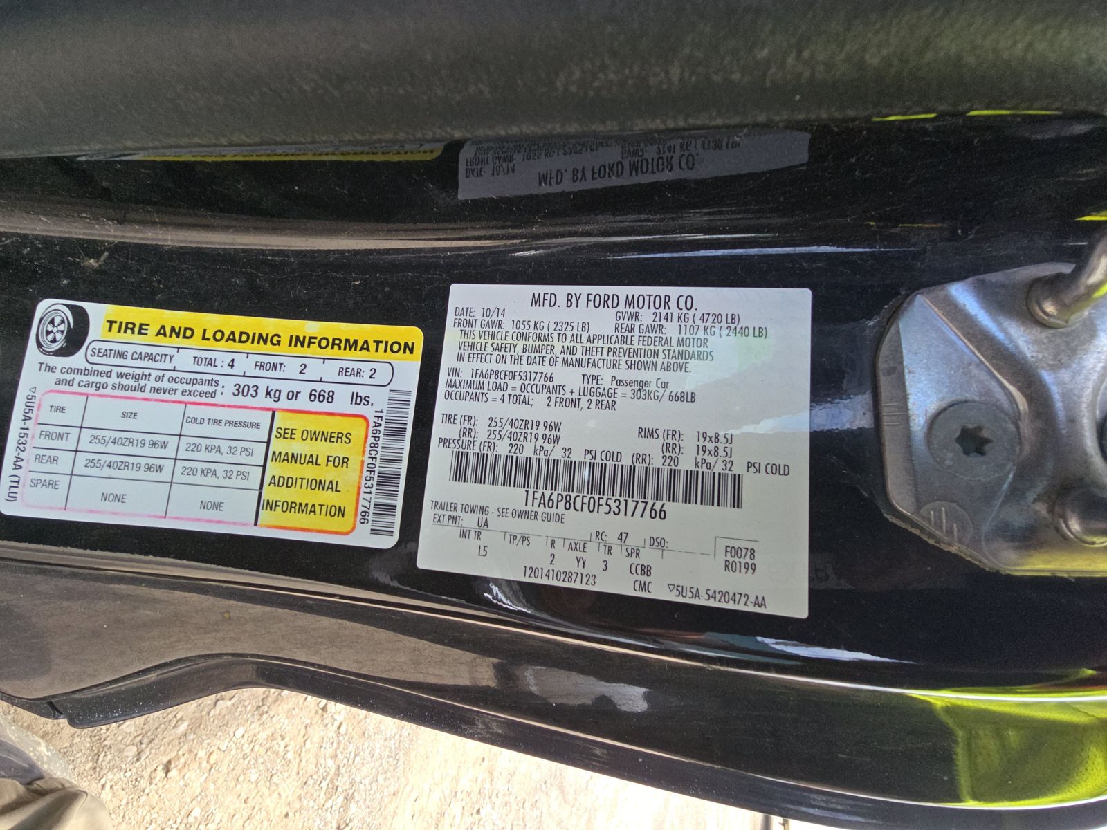 2015 Ford Mustang GT Premium RWD