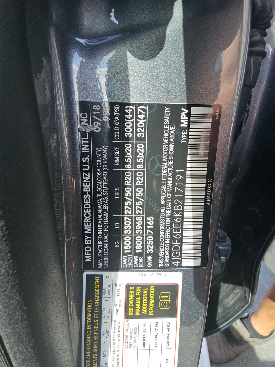 2019 Mercedes-Benz GLS GLS 450 AWD