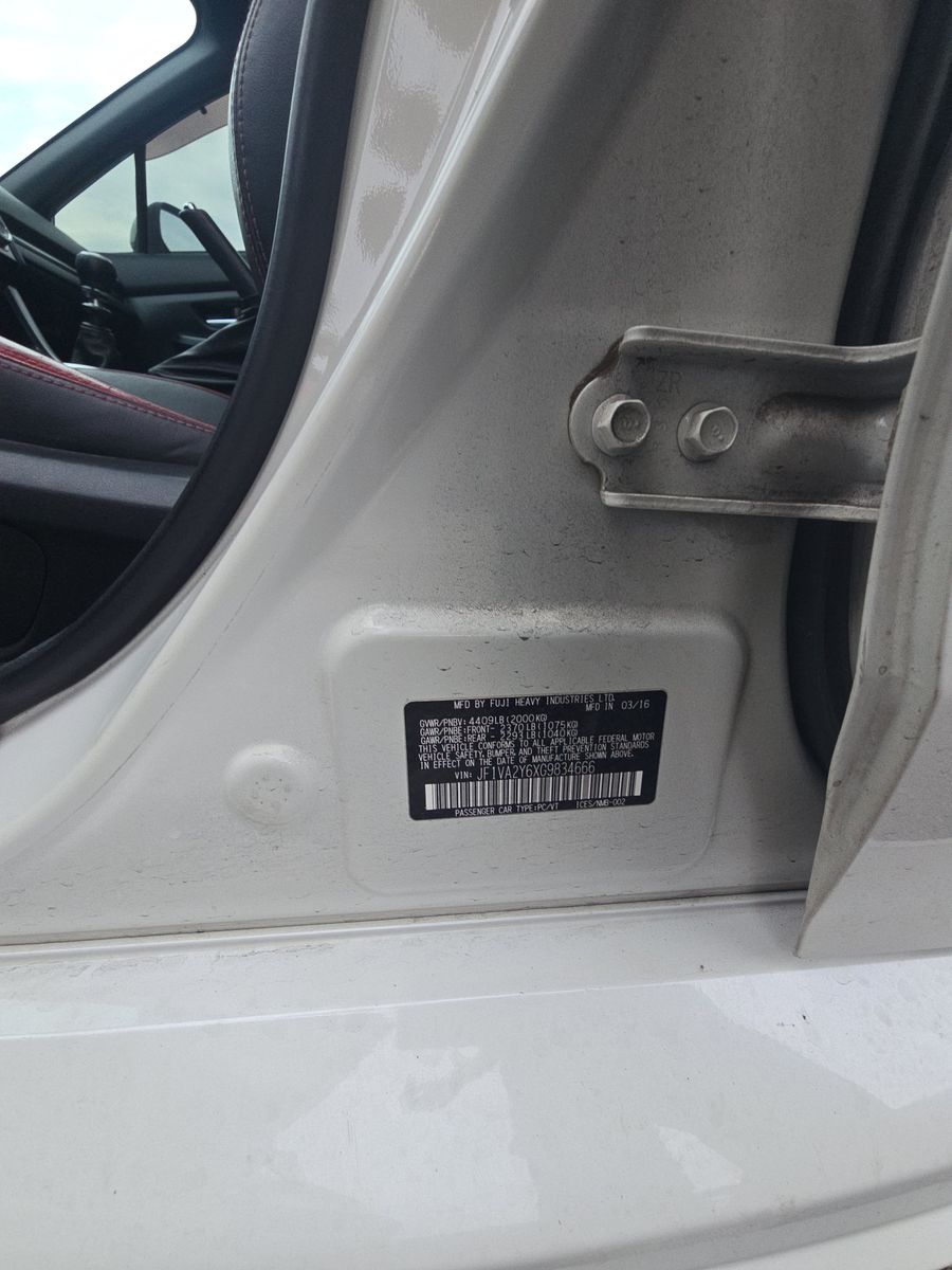 2016 Subaru WRX STi Limited AWD