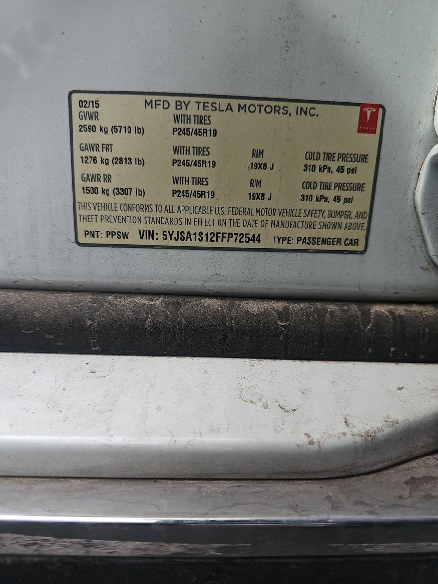 2015 Tesla Model S 60 FWD