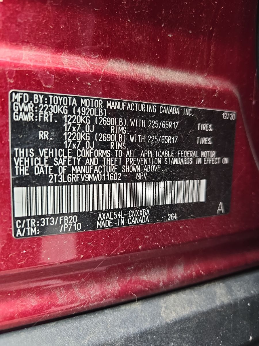 2021 Toyota RAV4 Hybrid LE AWD