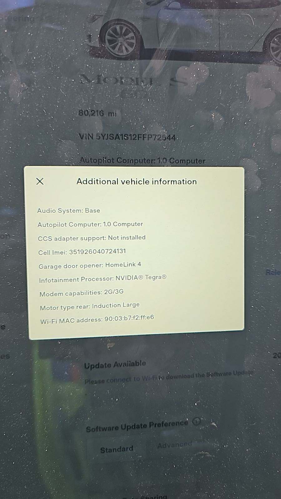 2015 Tesla Model S 60 FWD