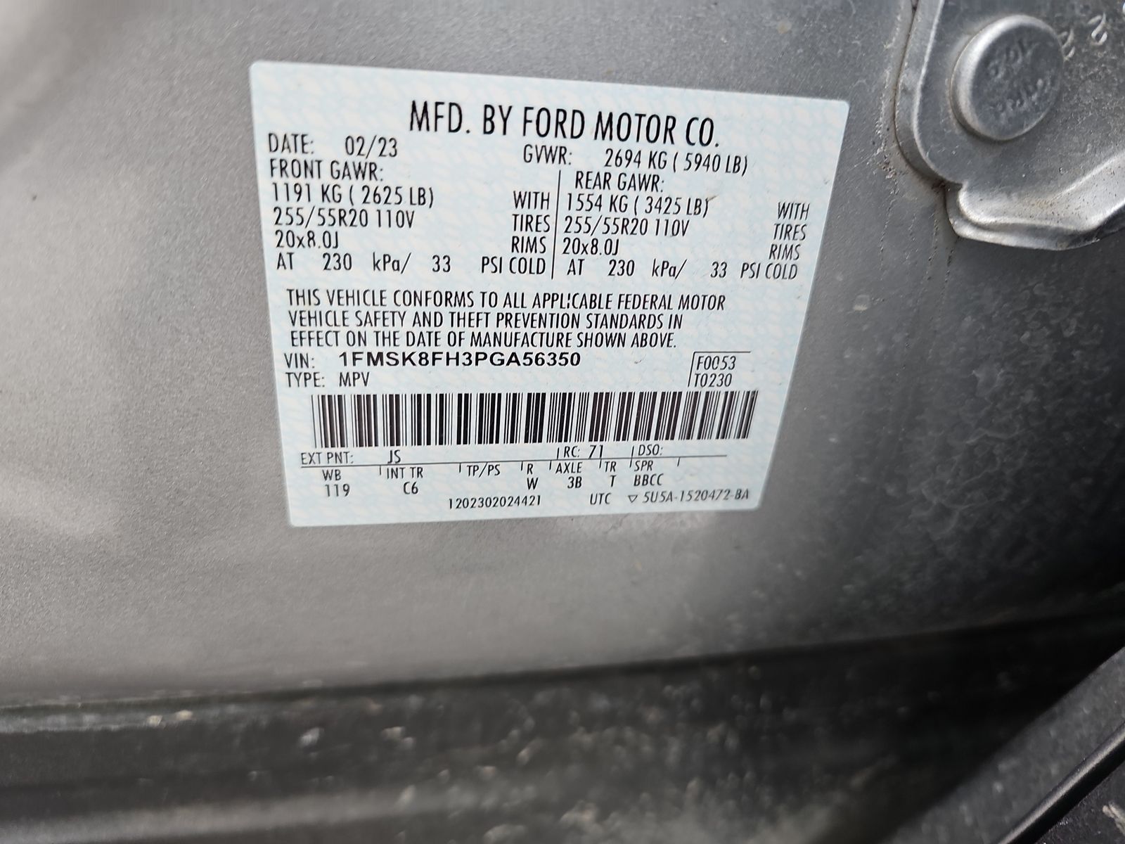 2023 Ford Explorer Limited AWD