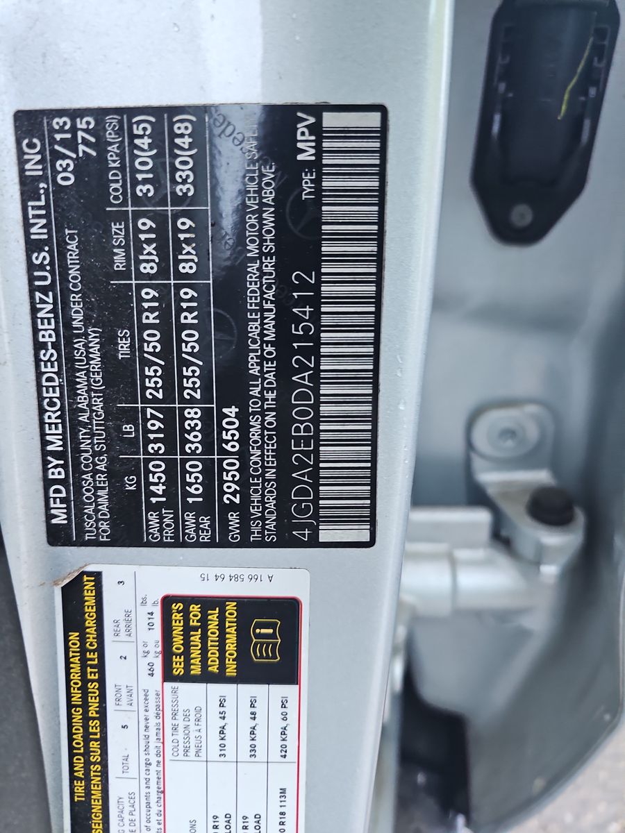 2013 Mercedes-Benz M-Class ML 350 BlueTEC AWD
