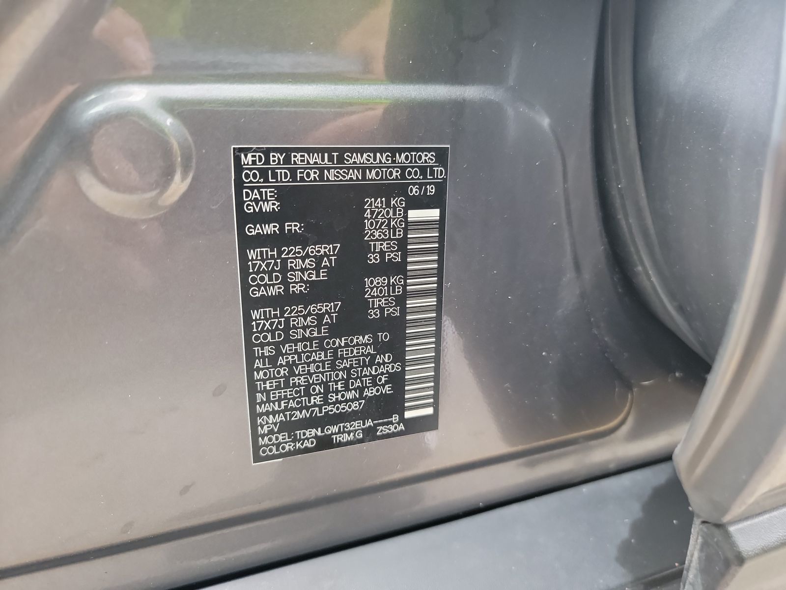 2020 Nissan Rogue SV AWD