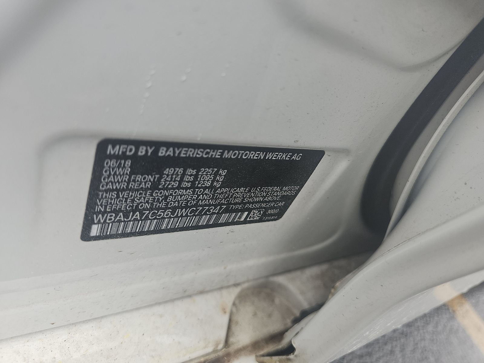 2018 BMW 5 Series 530i xDrive AWD