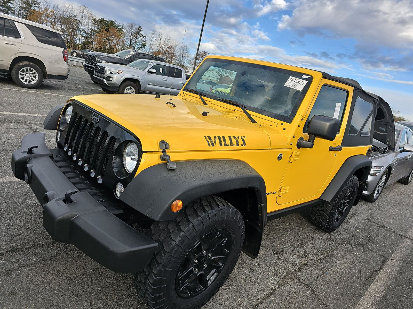 2015 Jeep Wrangler Sport Willys Wheeler Edition AWD