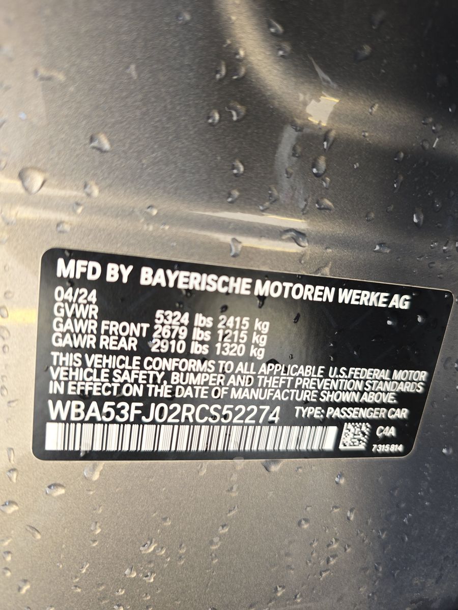 2024 BMW 5 Series 530i xDrive AWD