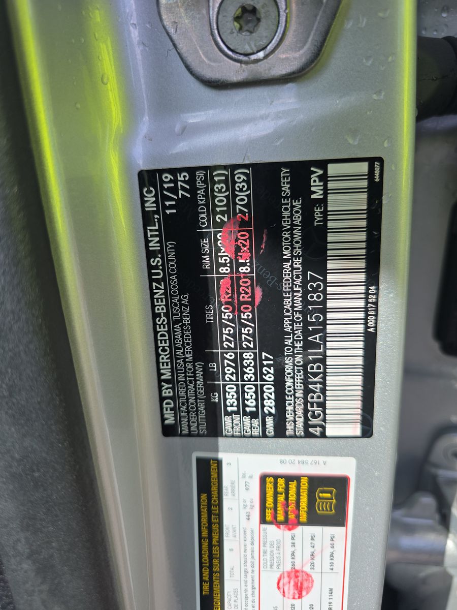 2020 Mercedes-Benz GLE GLE 350 AWD