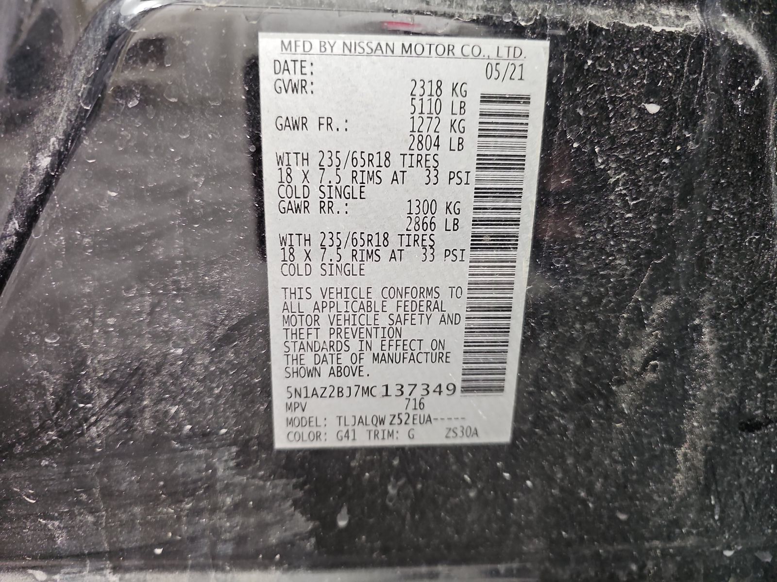 2021 Nissan Murano SV FWD