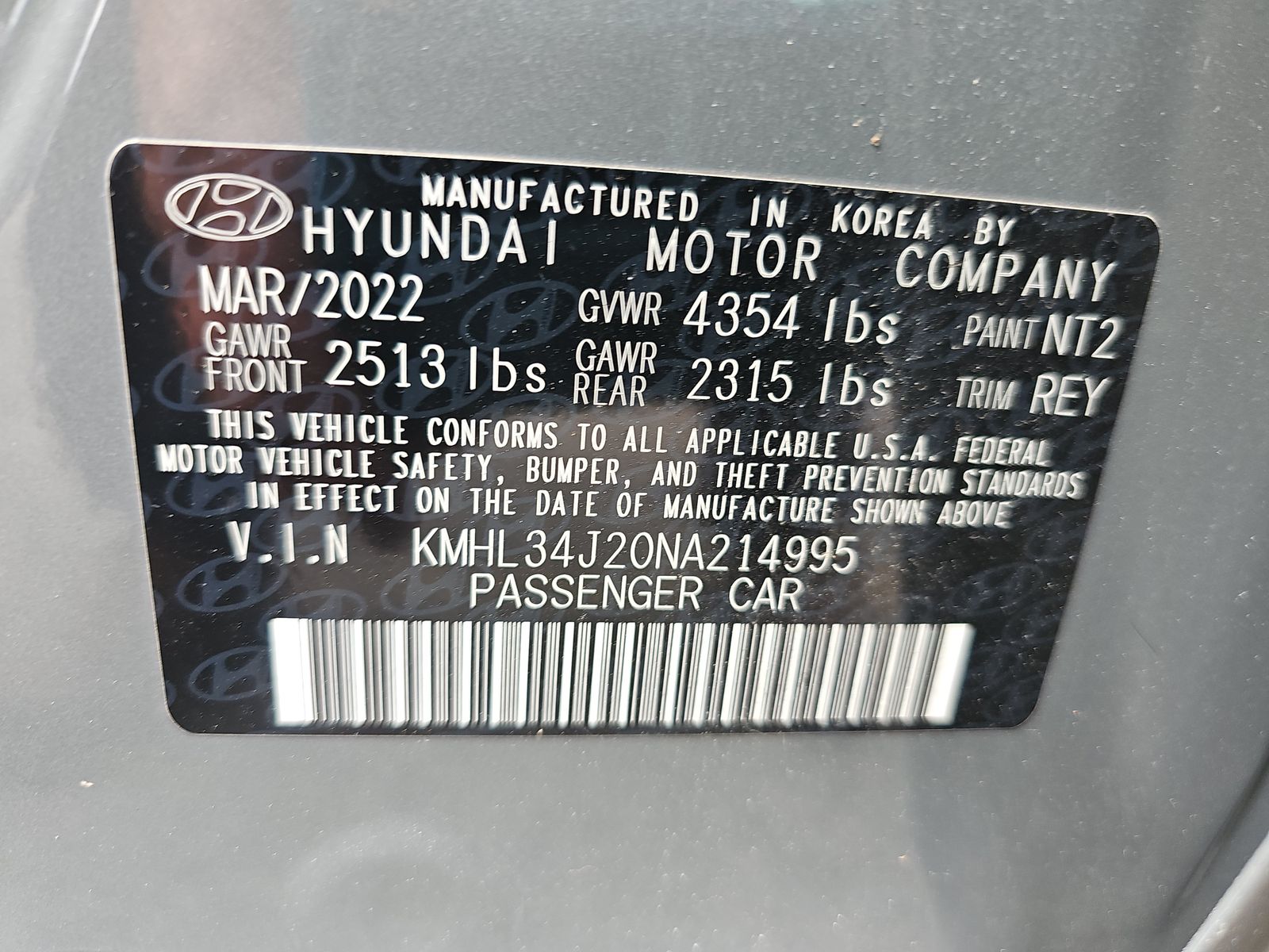 2022 Hyundai Sonata Limited FWD