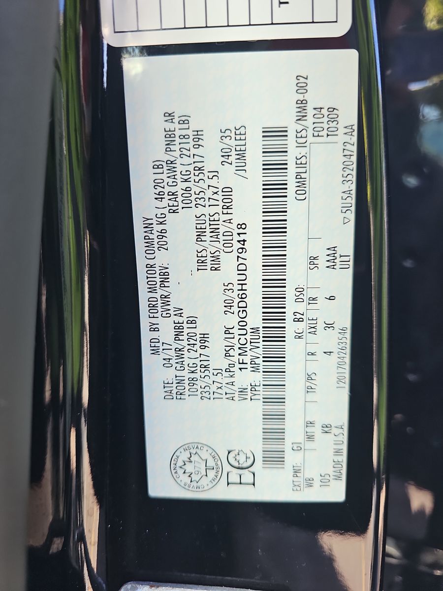 2017 Ford Escape SE FWD