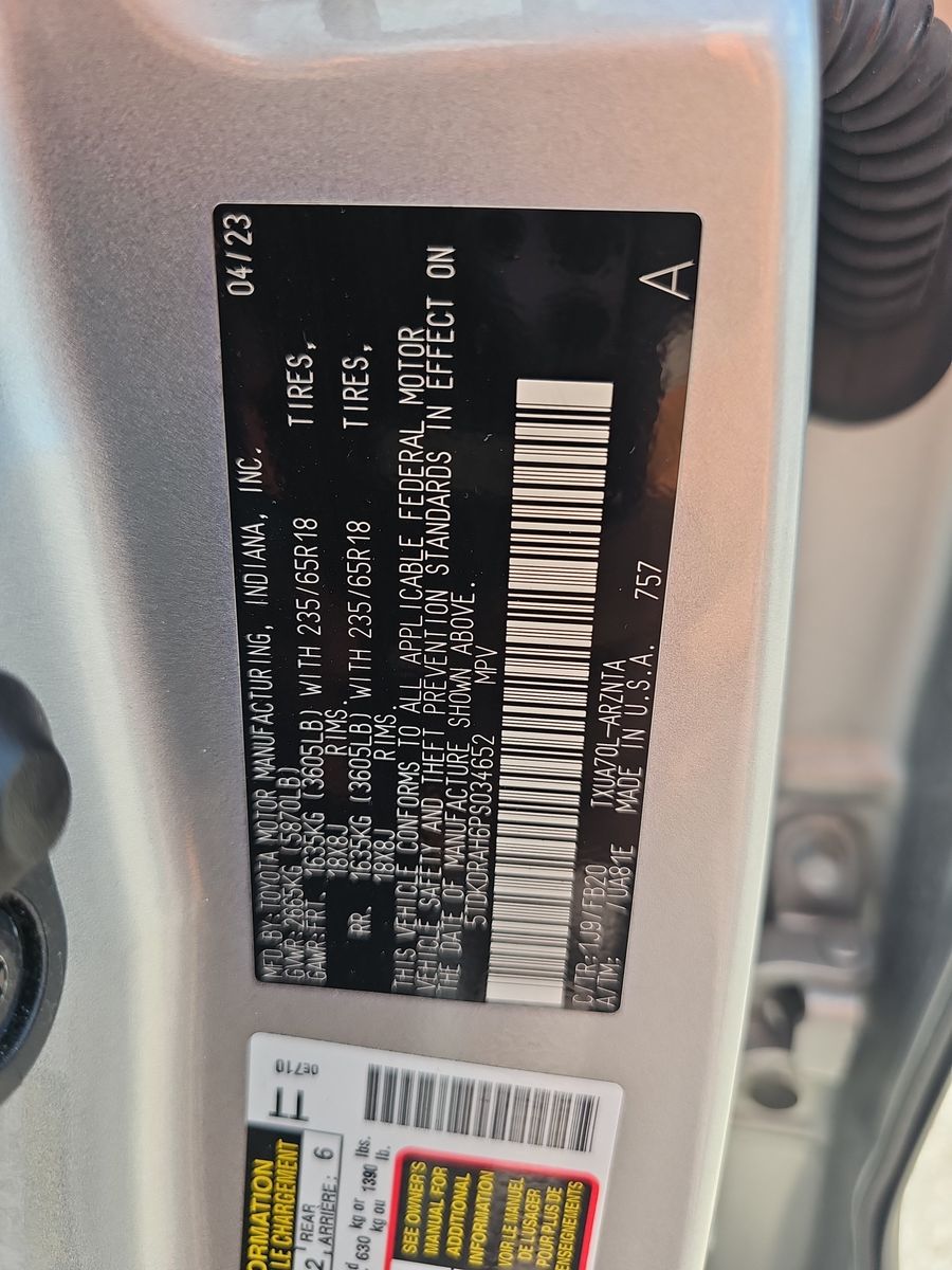 2023 Toyota Highlander L FWD