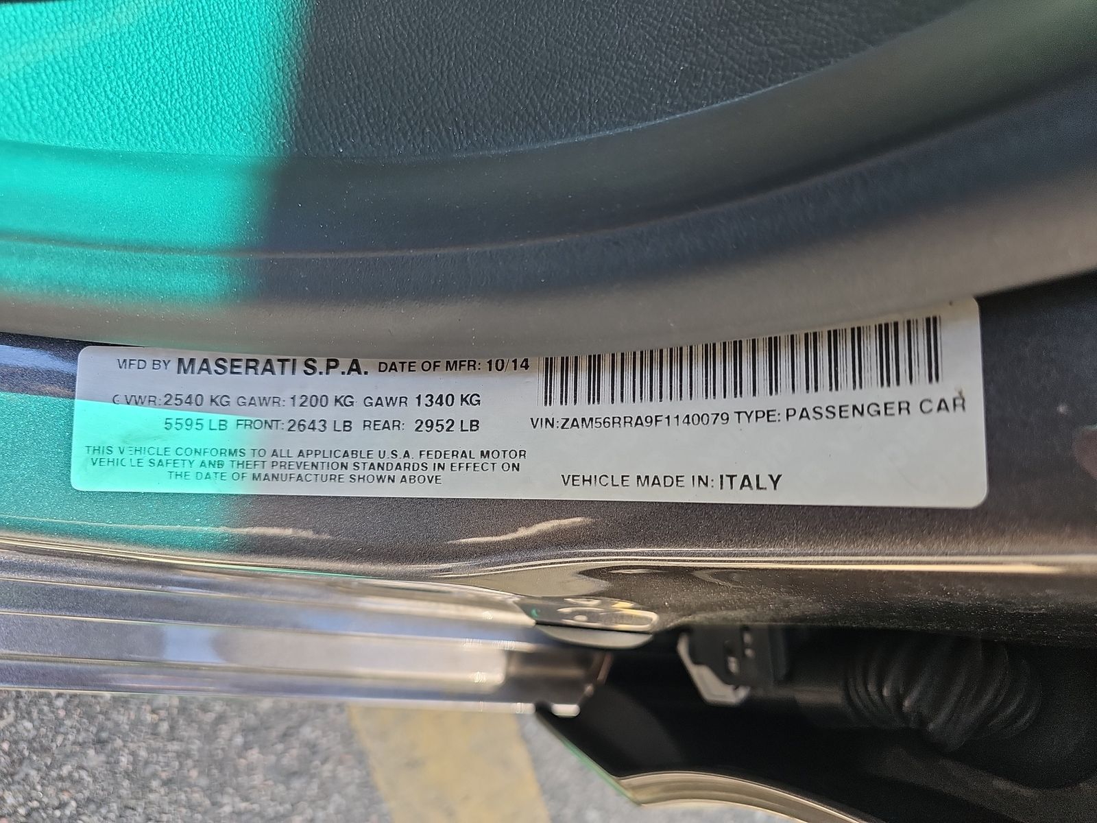 2015 Maserati Quattroporte S Q4 AWD