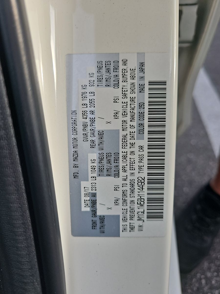 2017 MAZDA MAZDA6 Grand Touring FWD